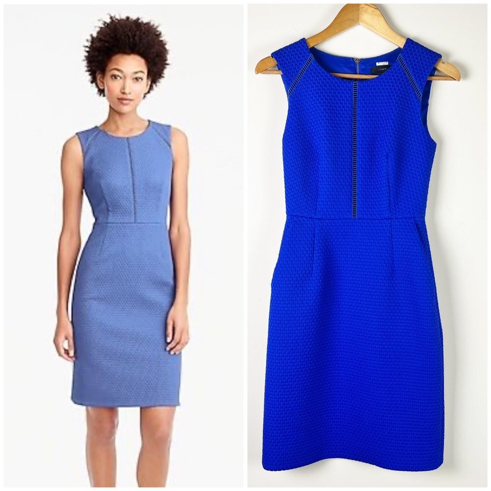 2/$30 J Crew Portfolio Dress Royal Blue 000